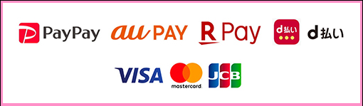 �N���W�b�g�J�[�h�iVISA,mastercard,JCB�j�AQR�R�[�h���ρid�����AauPay,PayPay,�y�V�y�C�j�ɑΉ�